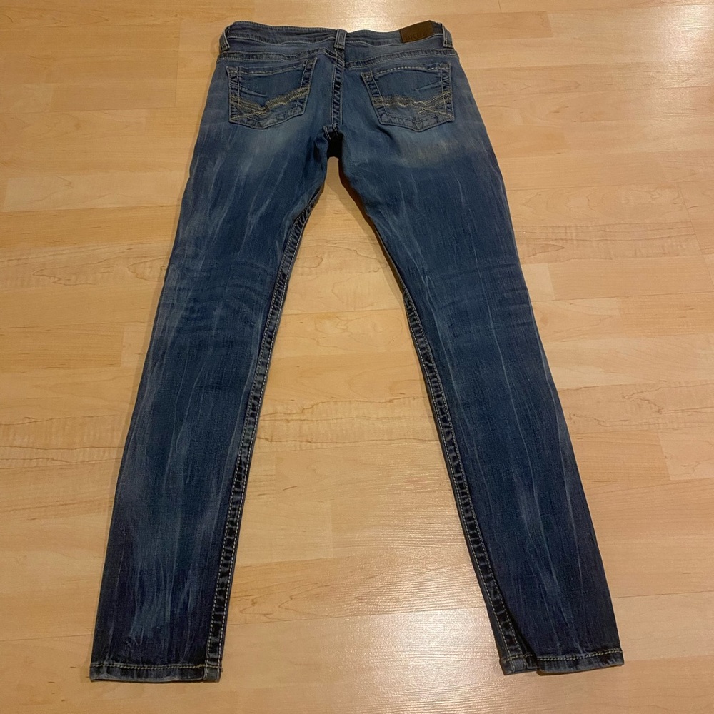 BKE Stella Skinny Jeans 27R Medium Wash Stretch Low Rise - Picture 2 of 8